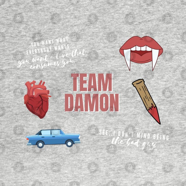 Team Damon Vampire Pack by myabstractmind
